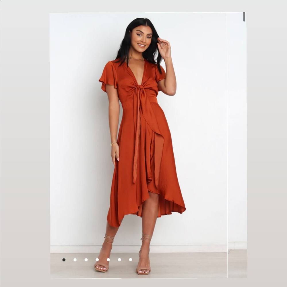 MONTROSE DRESS - RUST (Size 6) Petal and Pup